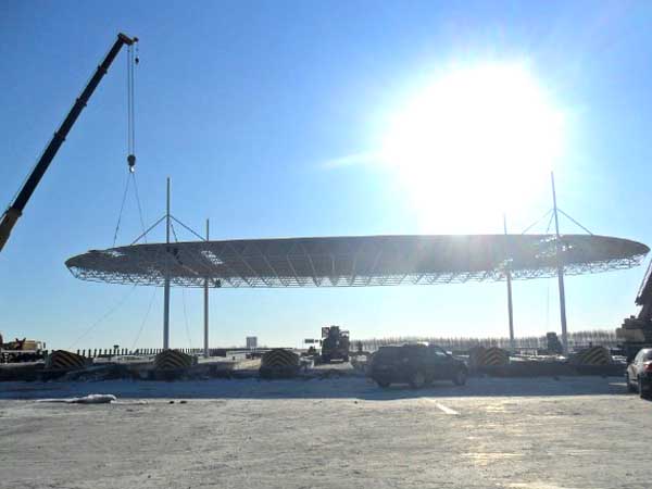 无锡加油站网架案例